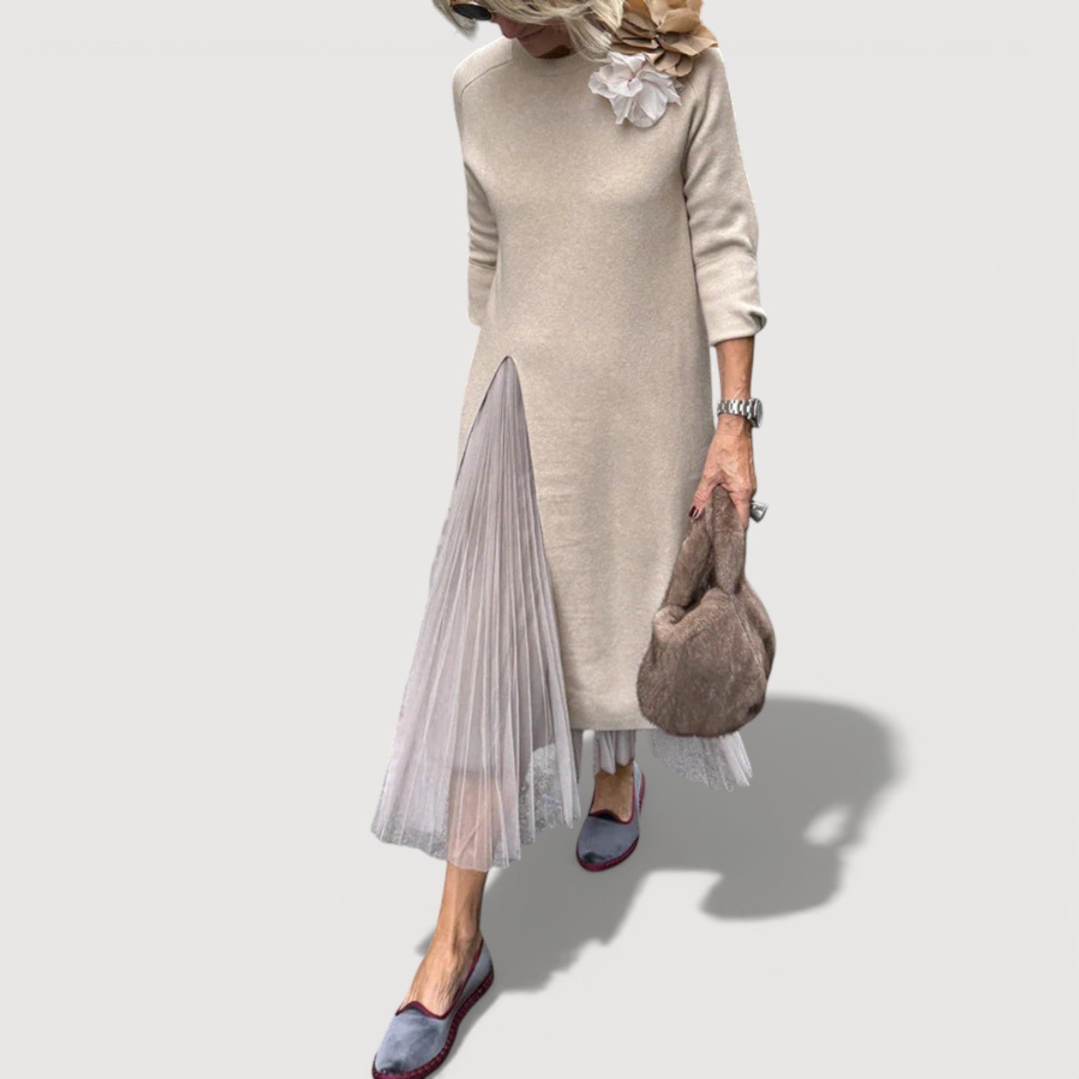 ANNA | Layered Midi Dress