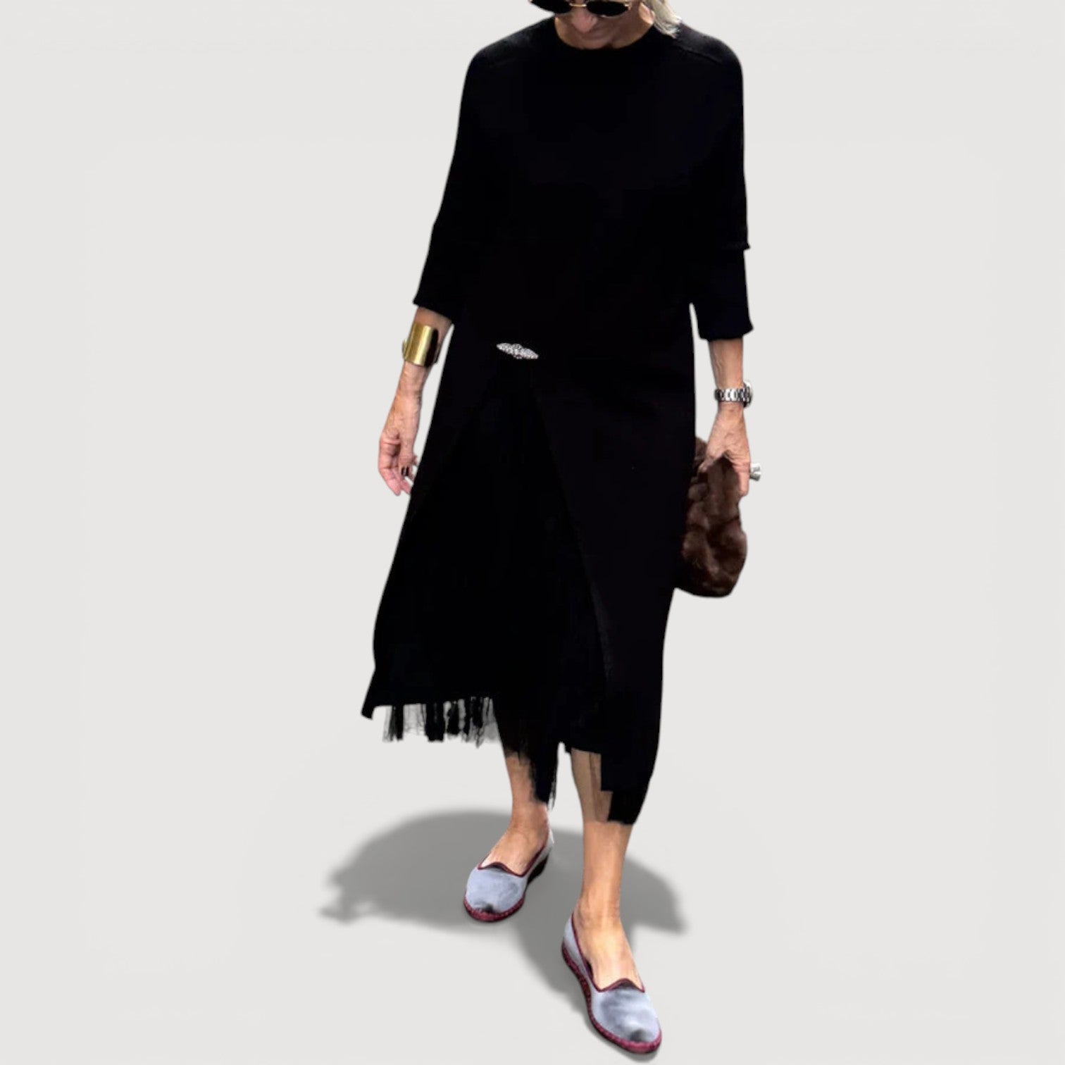 ANNA | Layered Midi Dress