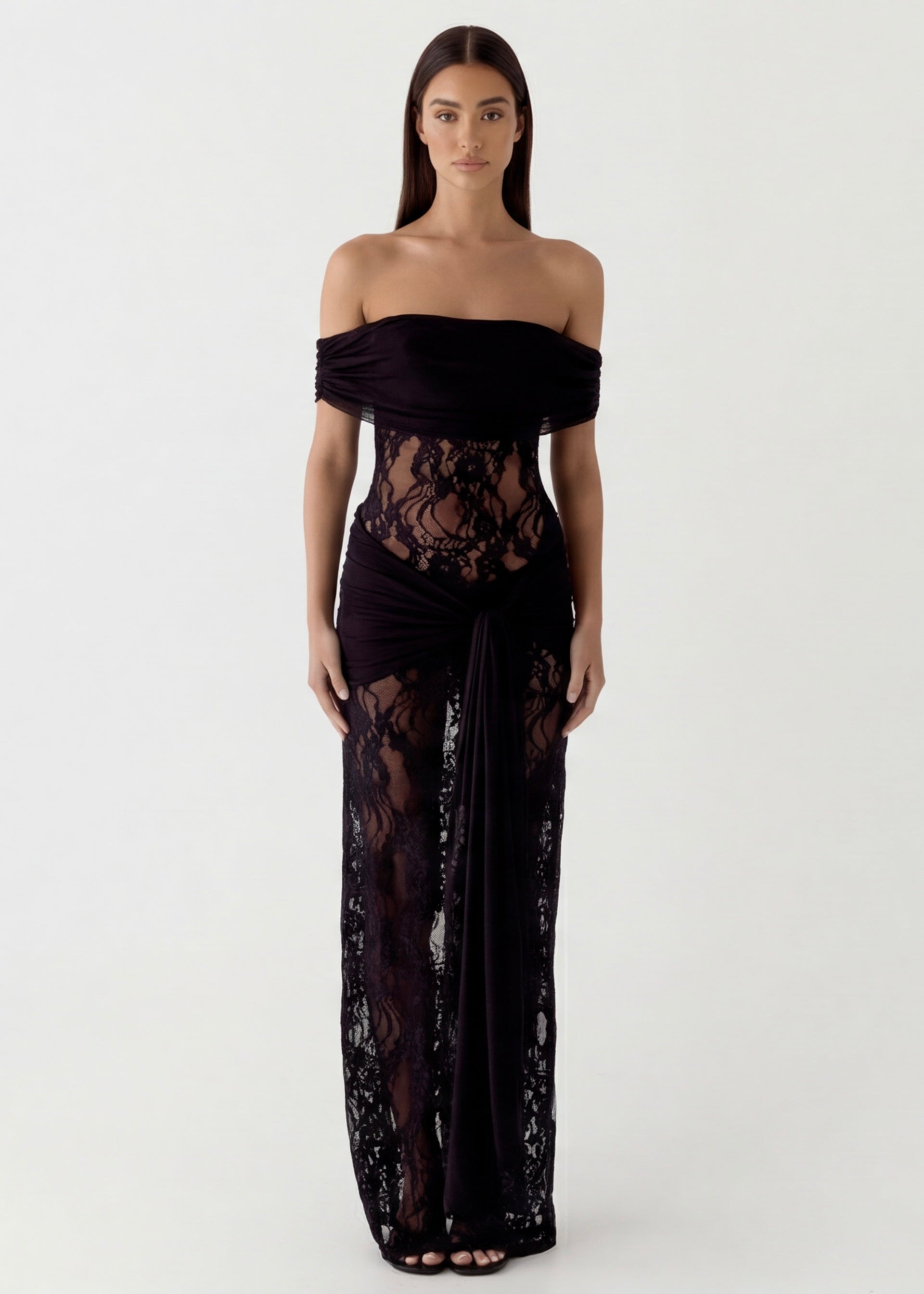 Amelia| Lace Gown Maxi