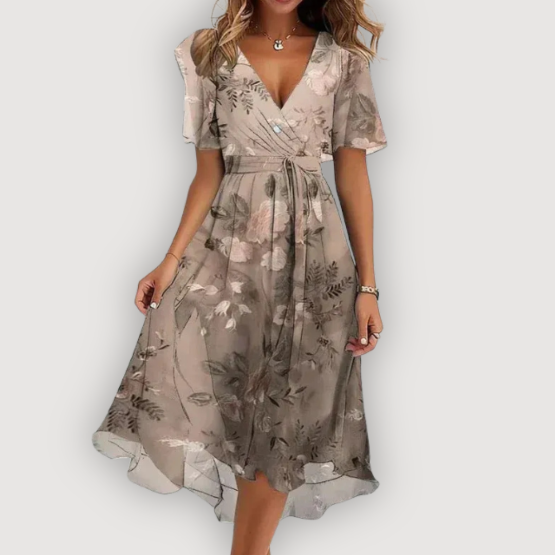 ISLA | Floral Midi Dress