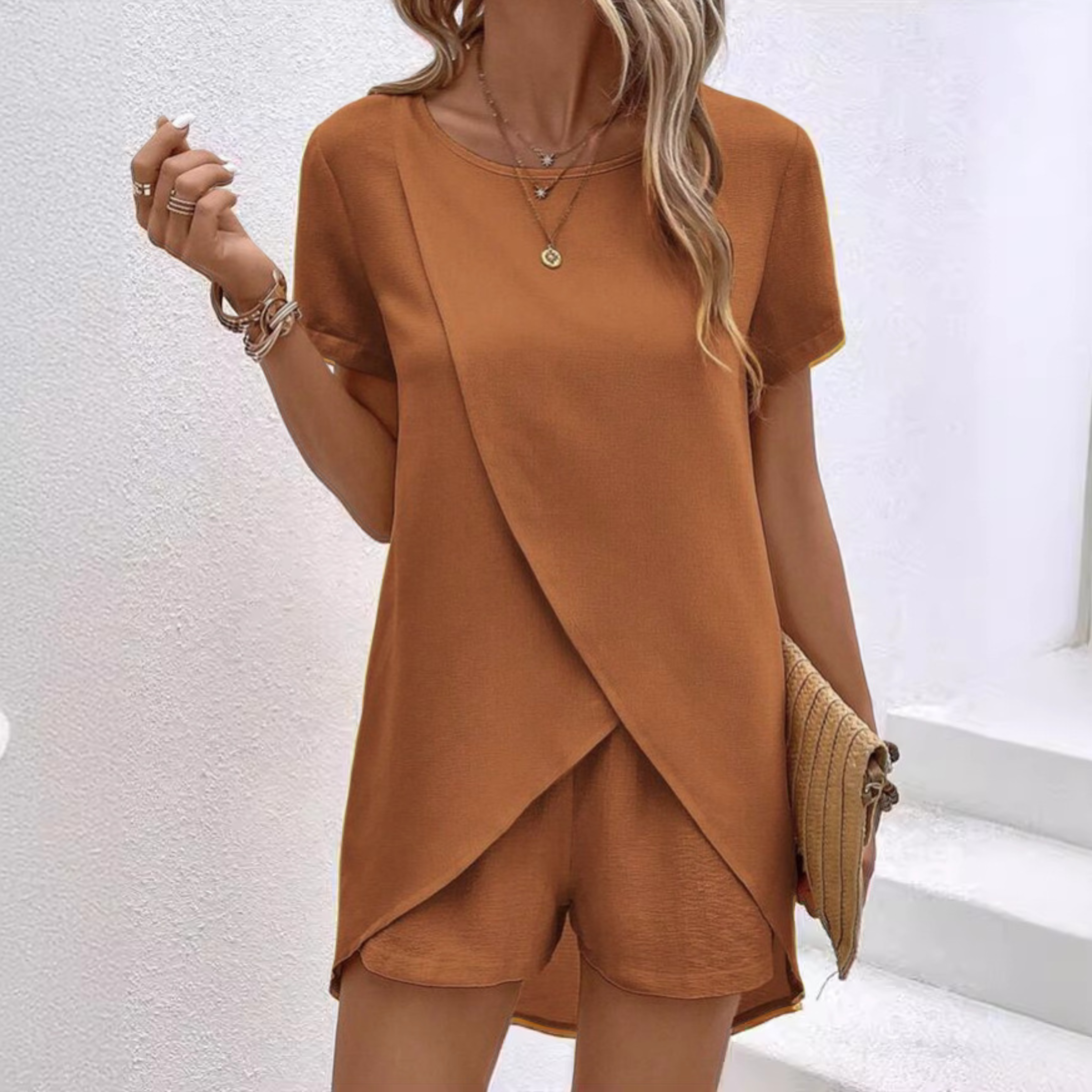 AMALIA | Elegant Summer Co-ord Lounge Set