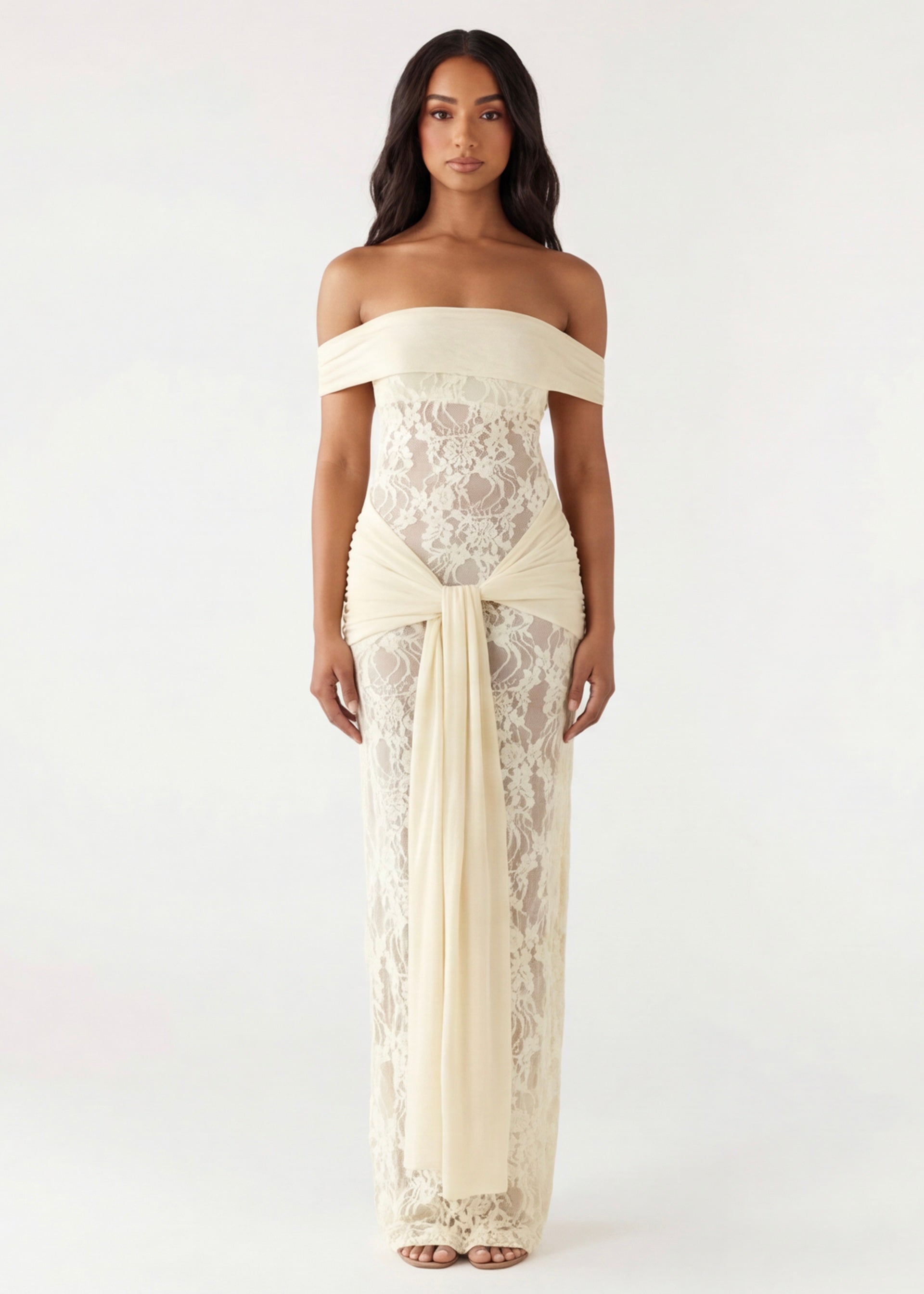 Amelia| Lace Gown Maxi