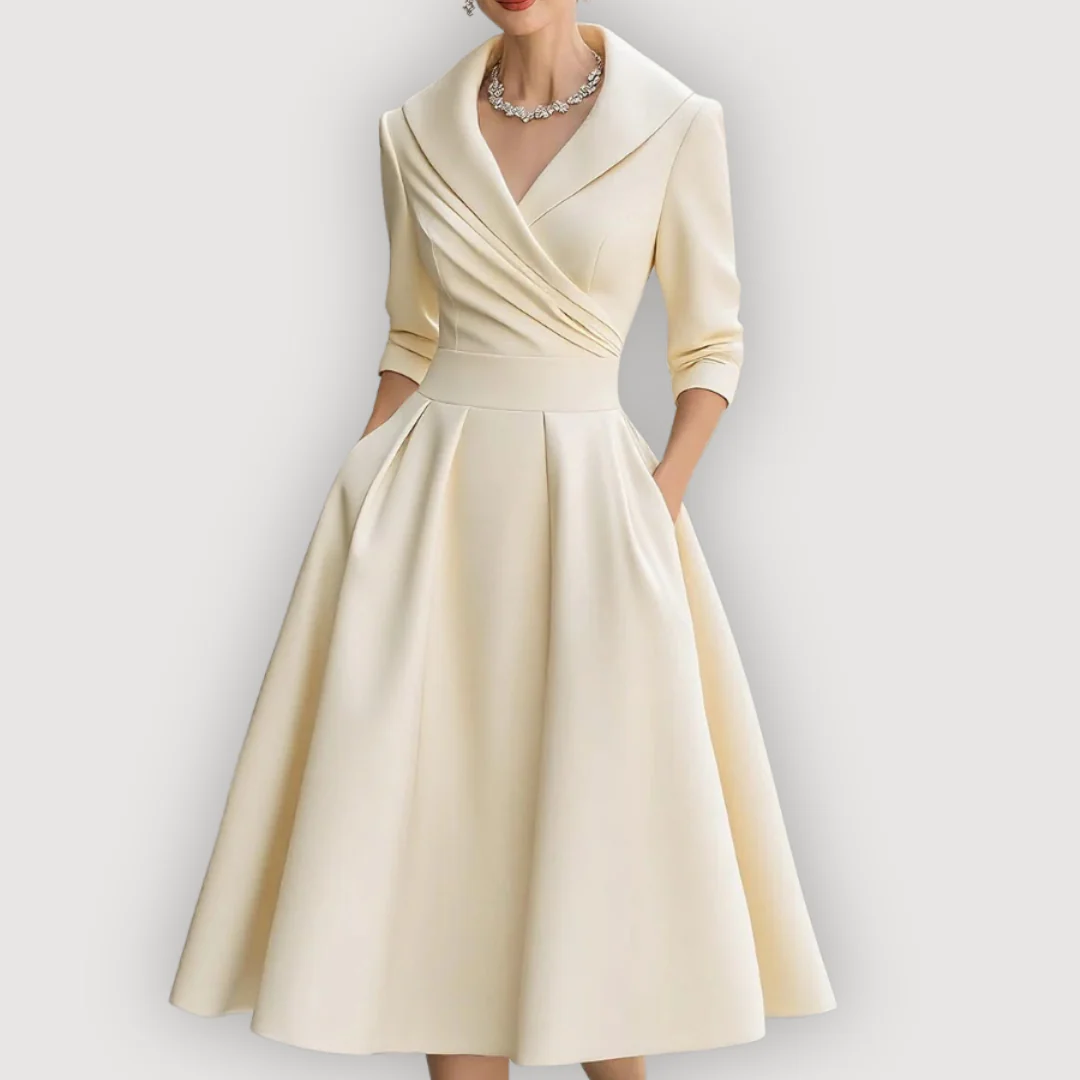 LEONA | Chic Midi Dress