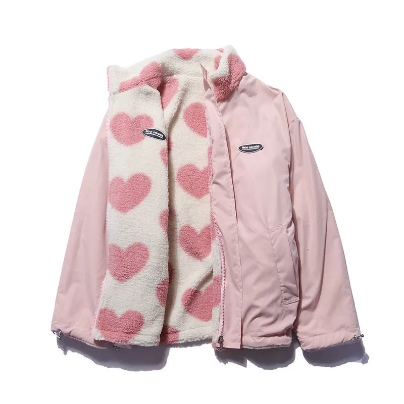 Abigail | Double-sided Heart Jacket