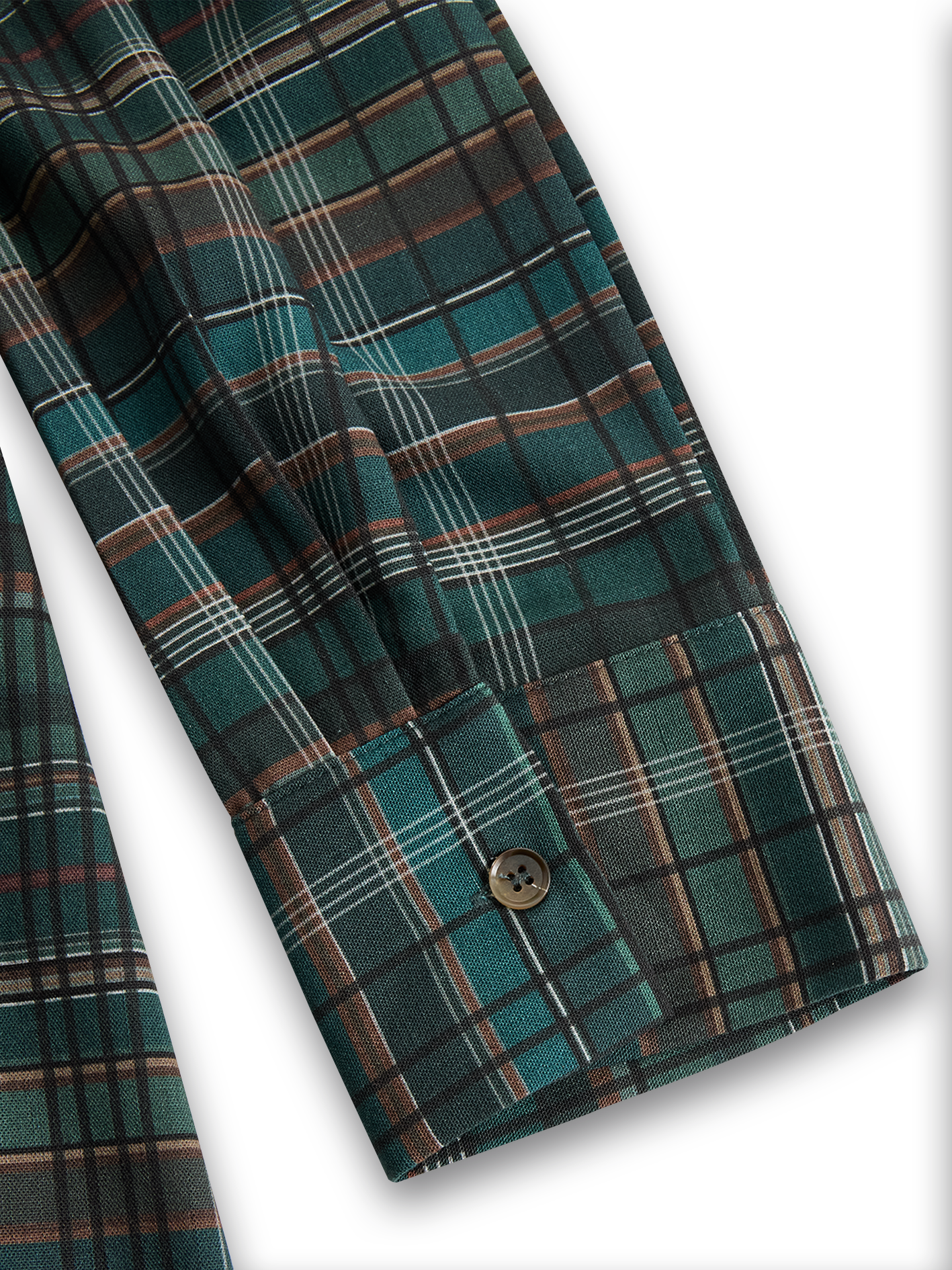 Lydia | Plaid Lapel Single-Breasted Shirt Maxi Dress