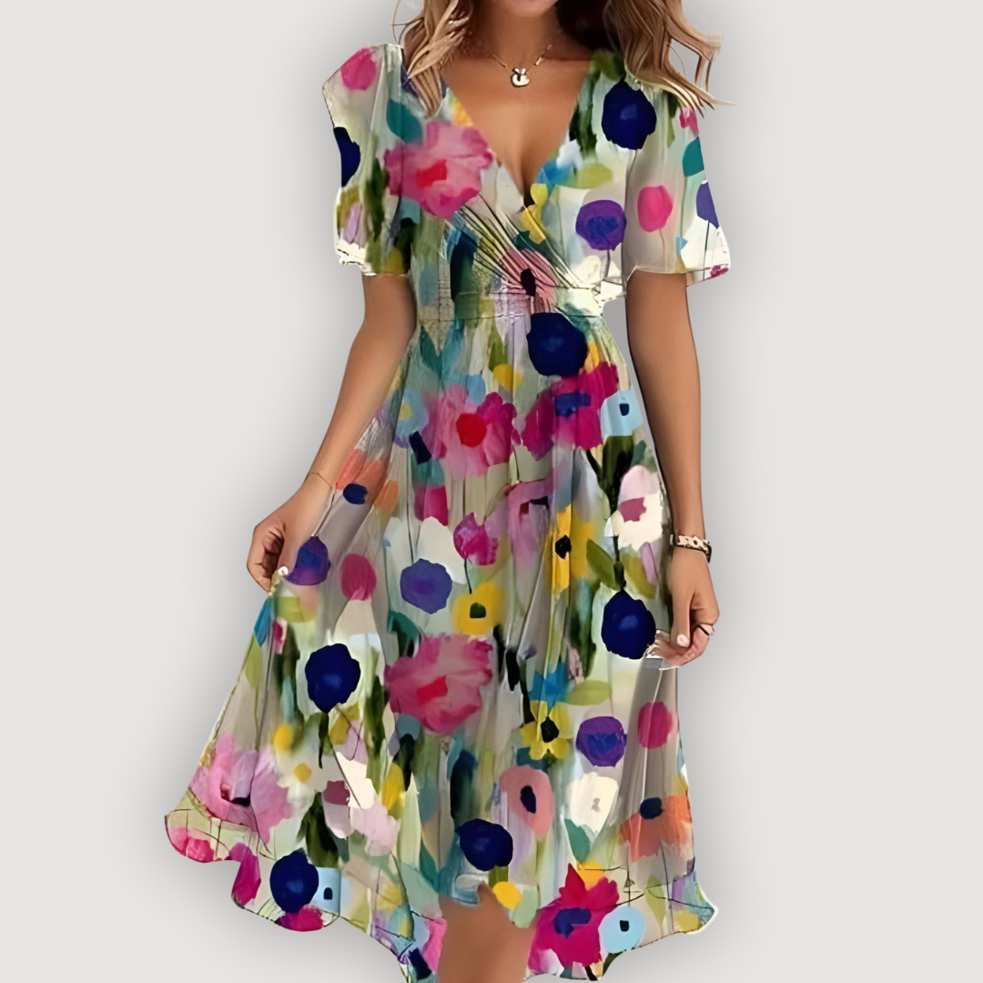 ISLA | Floral Midi Dress