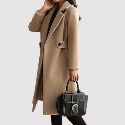 Clara | Wool Coat with Belt
