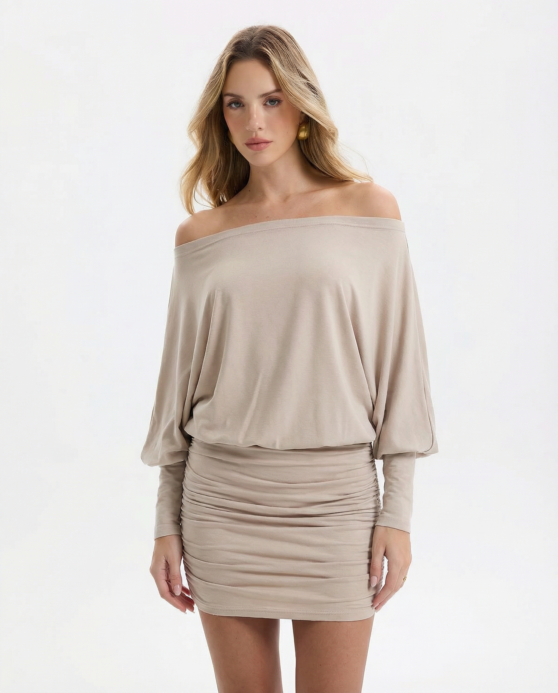 SOLA| Ruched Mini Dress