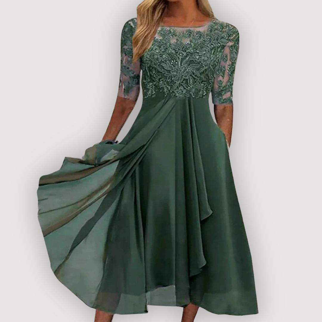 MARENNA | Elegant Midi Dress