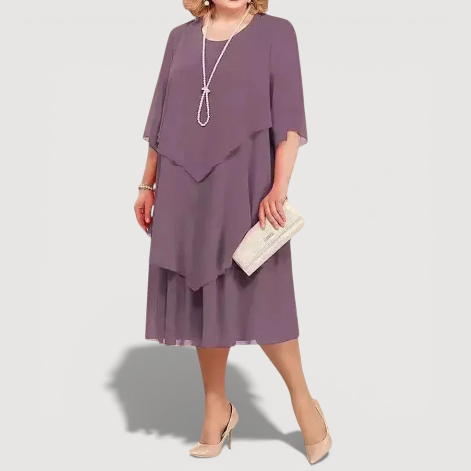 JENIFER | Layered Midi Dress