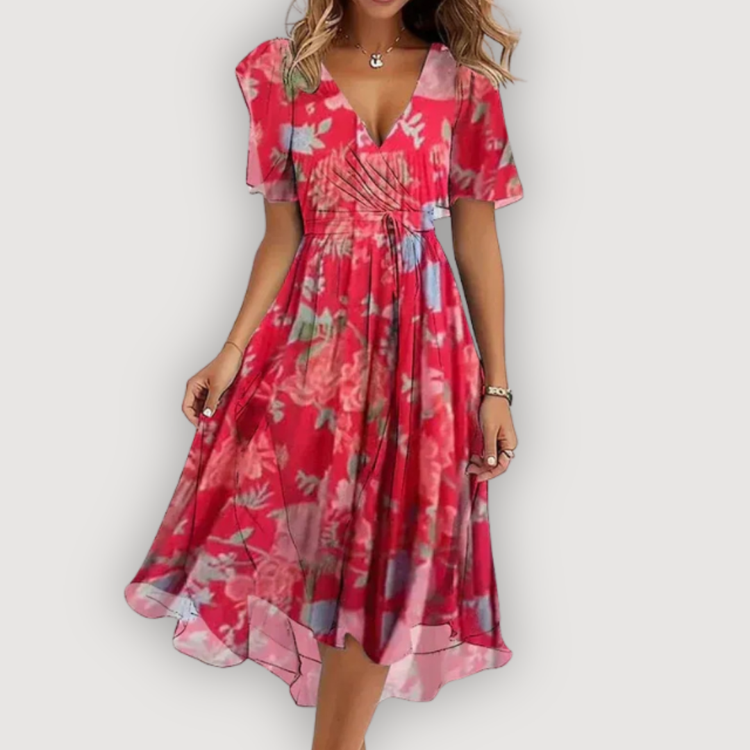 ISLA | Floral Midi Dress
