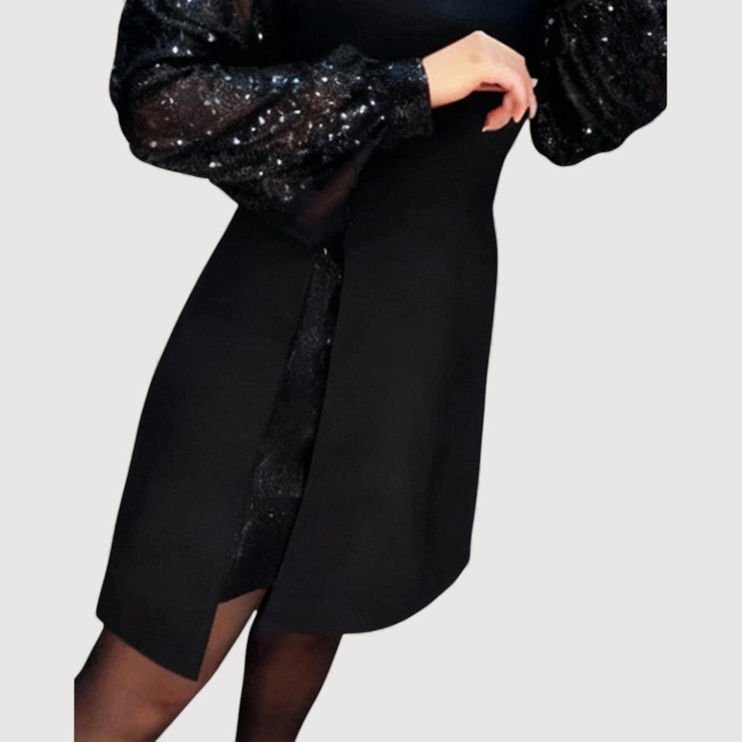 JESSICA | Sequin Sleeve Dress