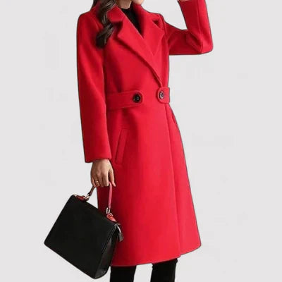 Clara | Wool Coat with Belt