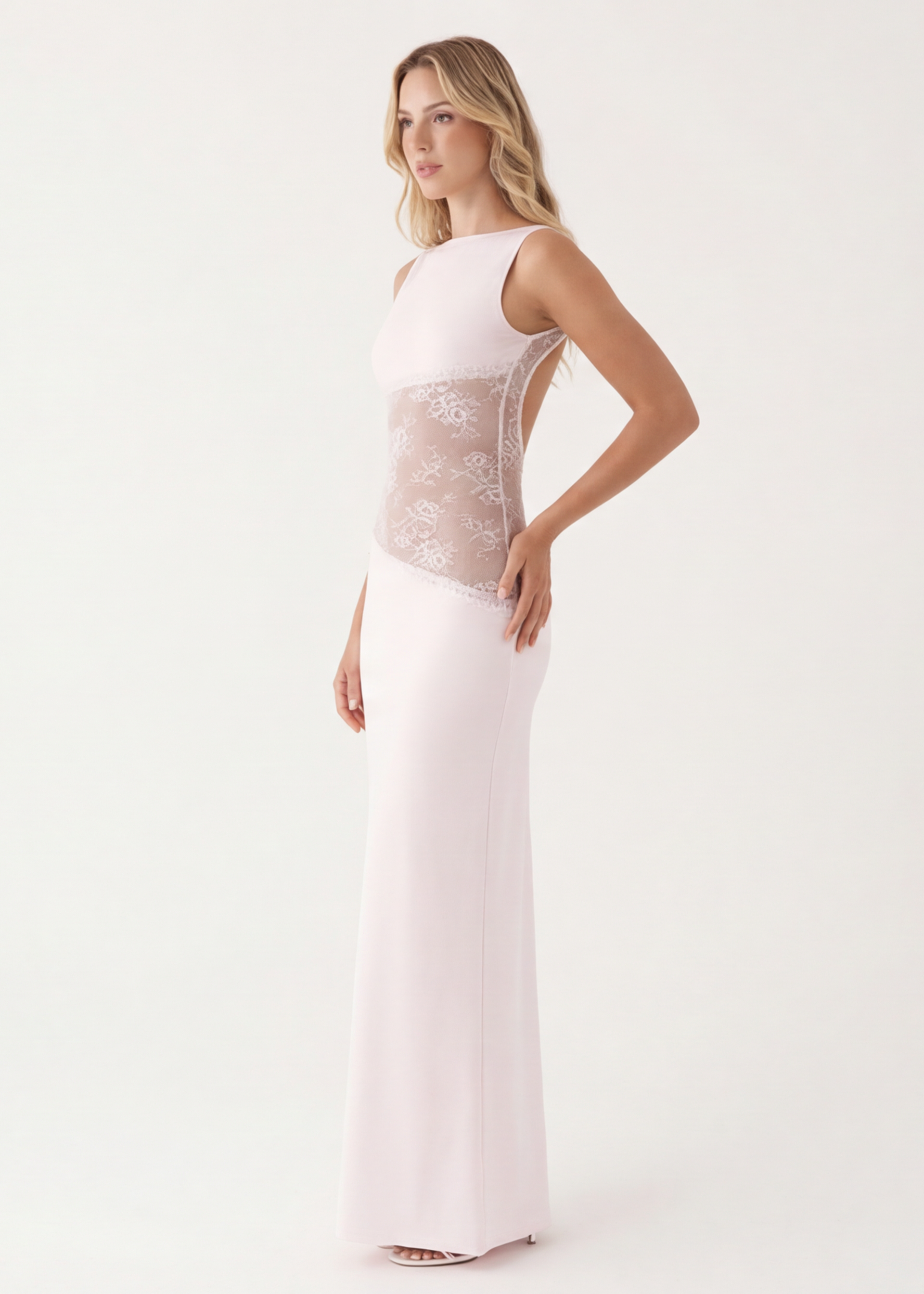 Evangeline| Veil Cut Maxi