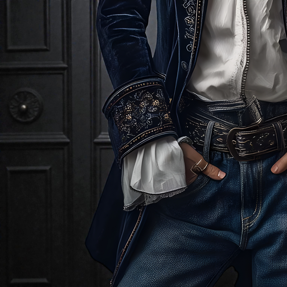 Nuria | Elegant velvet jacket